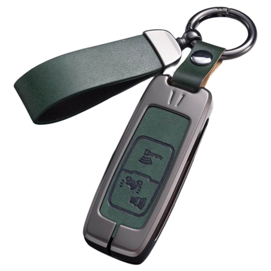 

Для Honda PCX125 PCX160 DIO110 Чехол для смарт-ключа Чехол для ключа Держатель для ключей Чехол для пульта дистанционного управления Чехол-держатель для защиты ключа автомобиля (JK05) (КФ47) (JK03) (Клавиша A, зелёный