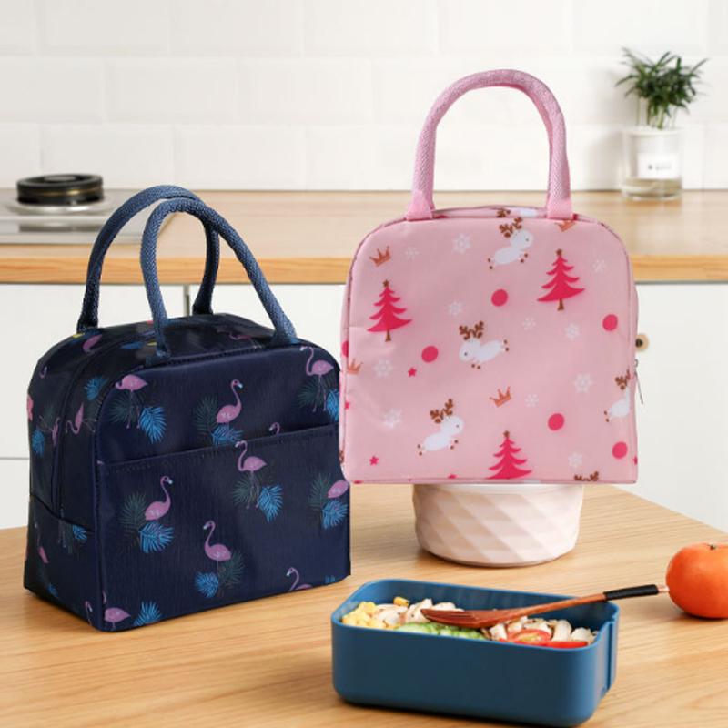 Portable Lunch Box Ice Pack Tote Food Picnic Bags Cooler Bag Thermal bag Insulated lunch bag For Women Kids  Lunch Bags for Work