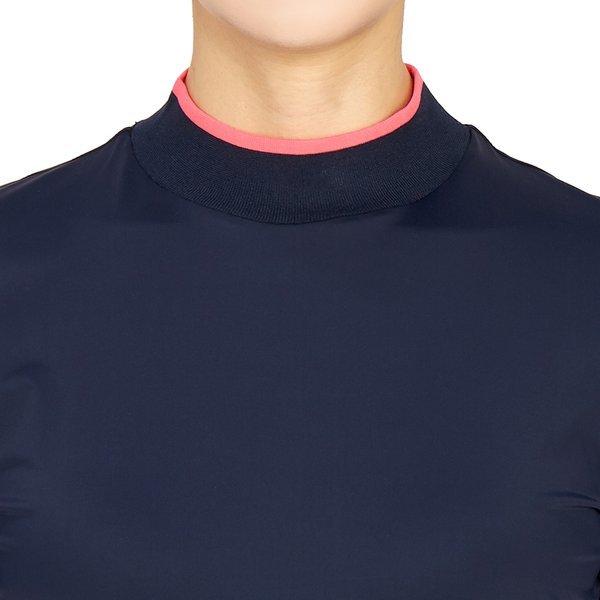 G For Golf feaThweiGhT G4lS22k94 TwlT Damen Mock Neck Golf Kurzarm T-Shirt