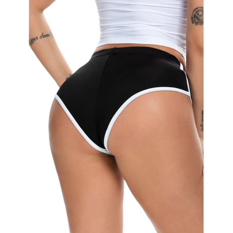 060# New Summer Women's European American Fashion Sexy Elastic Running Shorts Yoga Pants