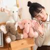 23/35CM Cute Elephant Plush Toys Soft Animal Dolls Kawaii Elephant Pillow for Christmas Birthday Gifts