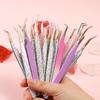 New Design Stainless Steel Make Up Tool Eyelash Extension Tweezers Professional Volume Eyelashes Tweezers Volume Lash Tweezers