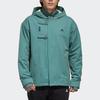 Adidas Sports-Style Hooded Jacket Men Jackets Emerald-Green GM4467