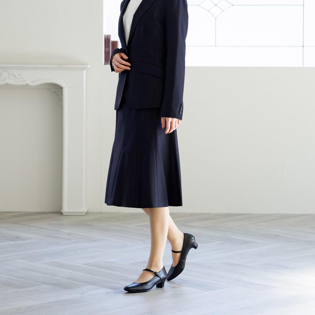 Himiko 3.5cm Heel Strap Black Pumps / 600005 Black 250