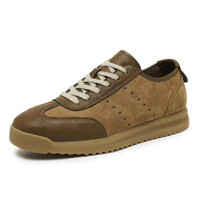 Fashion Outdoor Increases Height Fashion Sneakers For Men Woven Men Comfortable Shoes For Jogging Sports Top Quality Top Grade