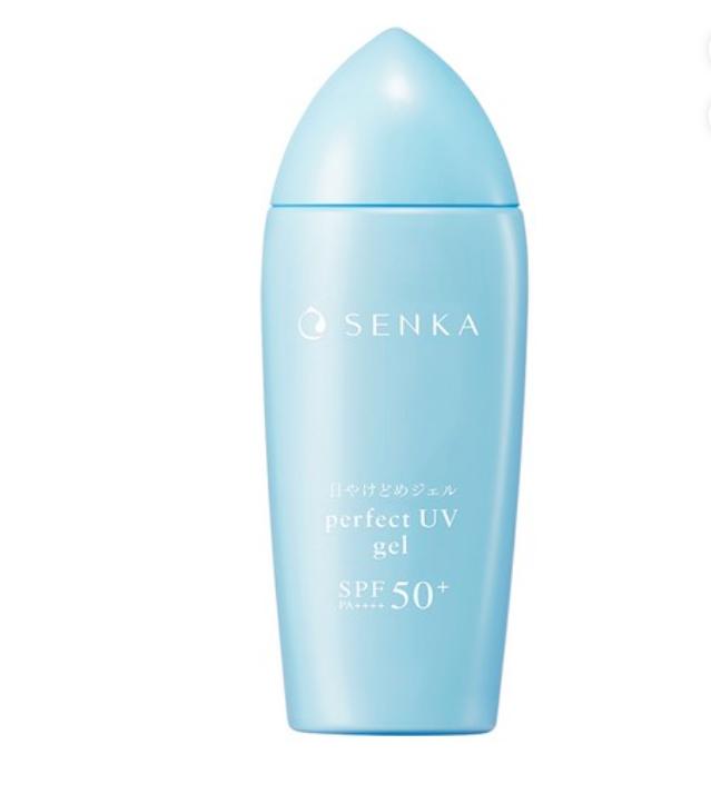 Senka Perfect UV Gel Sunscreen SPF50+ PA++++ 80ml Moisturizing Sun Gel
