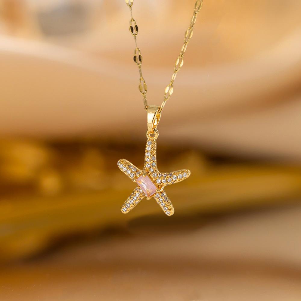 Elegant Luxury Full Zircon Copper Micro Inlaid Necklace Women Simple Exquisite Collarbone Chain Necklace