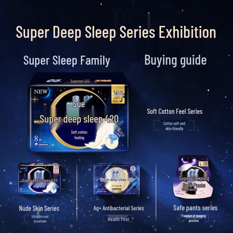 Sofy Super Sleep Weiches Baumwollgefühl Nacht Damenbinden