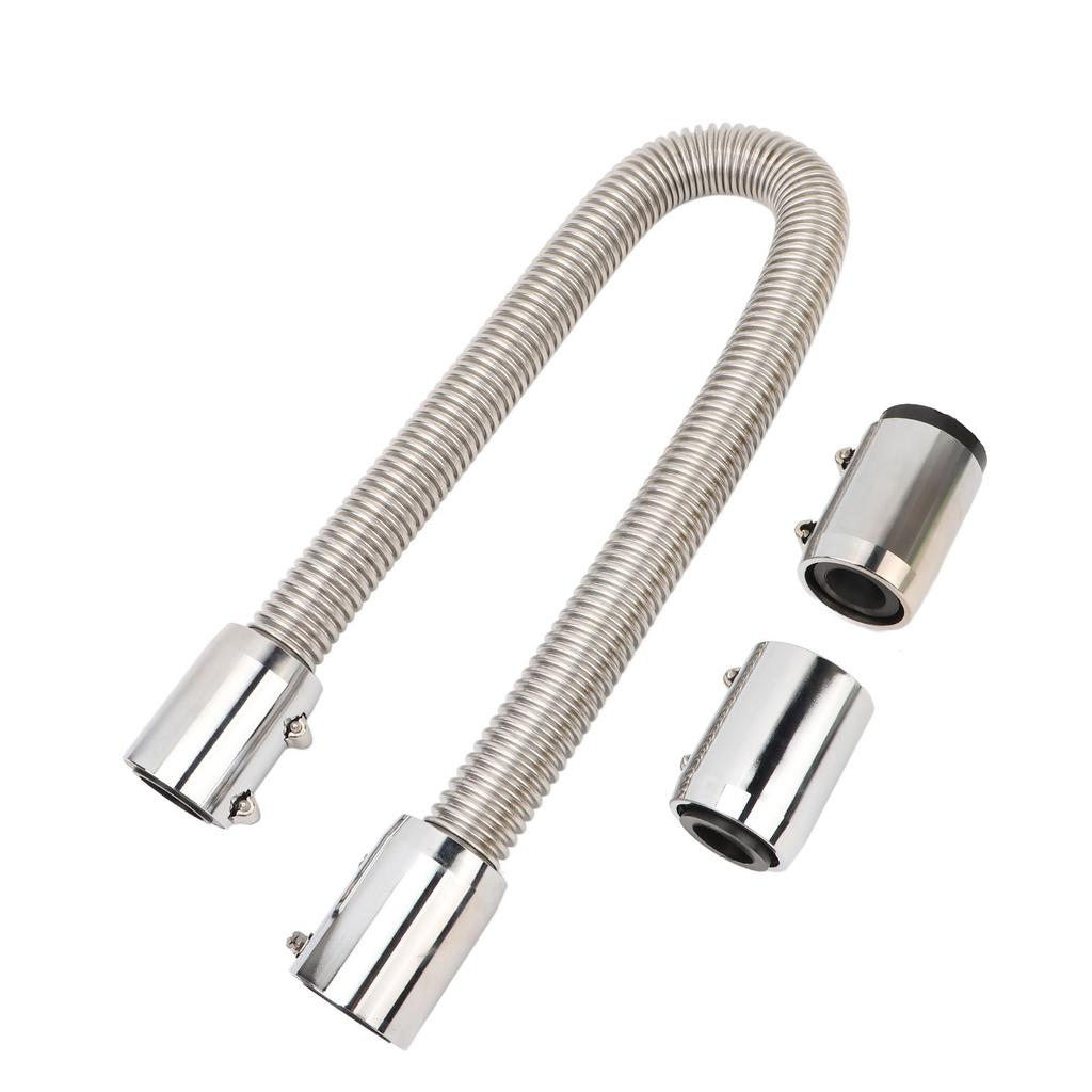 Coolant Radiator Hose 36in Flexible Stainless Steel Water Hose Kit for 1 1 4in 1 1 2in 1 3 4in 1 5 8in Radiator Necks