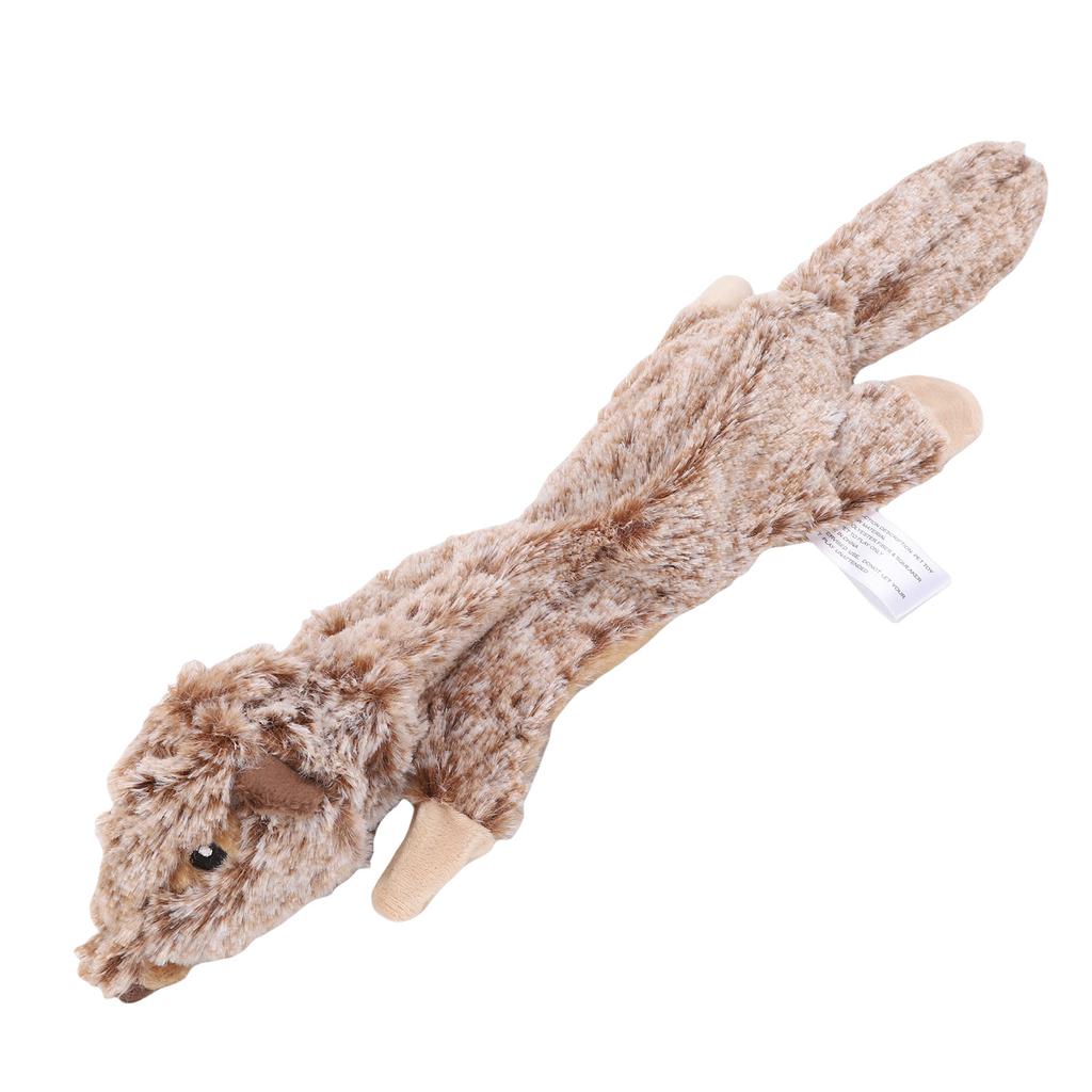 Dog Plush Squeaky Toy Wearproof Bite Proof Teeth Cleaning Pet Puppy Chew Toy Cute Animal Style Groundhog