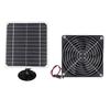 6.5 Inch Solar Powered Exhaust Fan 50W 12V ABS Monocrystalline Silicon Solar Panel Ventilation Fan
