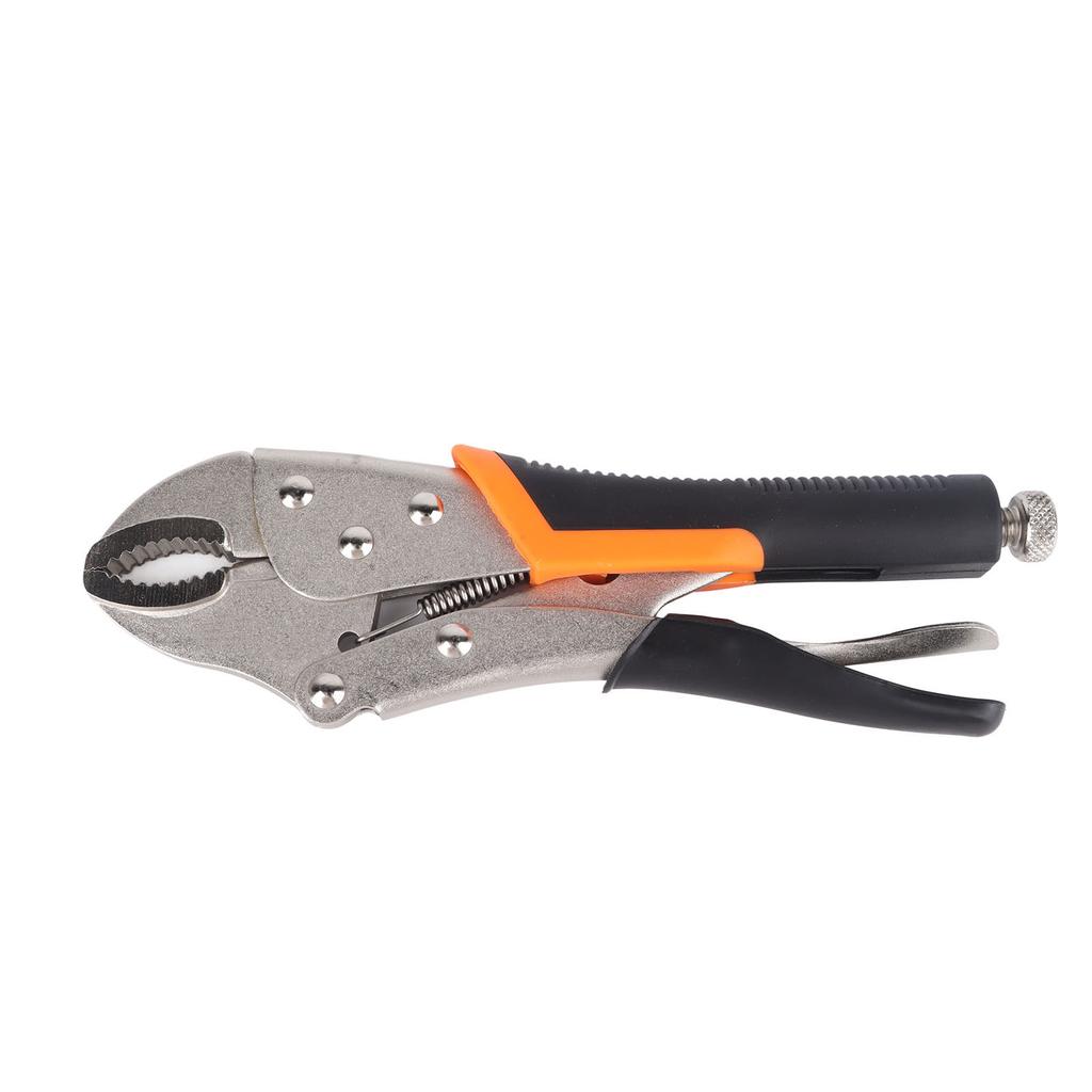 10in Pressure Pliers Pressure Adjustable Multi Function Plastic Handle Locking Pliers for