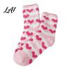 Plush Home Slippers 1 Pair Women Fuzzy Socks for Valentine's Day Warm Fluffy Coral Fleece Day Slipper Socks Fall Winter Thick Sleeping Gift Holiday