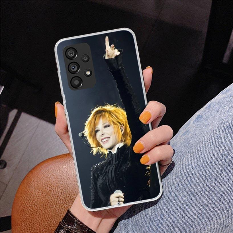 Mylene Farmer Handyhülle Für Samsung Galaxy A52 A32 A22 A12 A51 A31 A50S A30S A20S A10S Note 20 Ultra 10 Plus S10 A72 A71 Galaxy