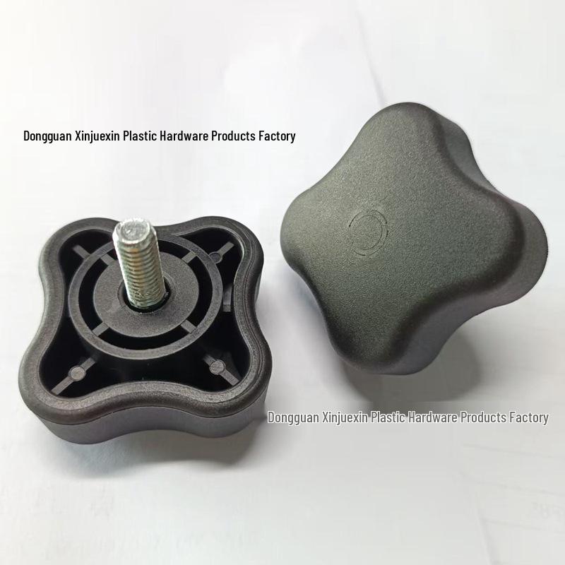 6.35mm Imperial 5/16 Galvanized Cross Handle with TPE Soft Grip Knob