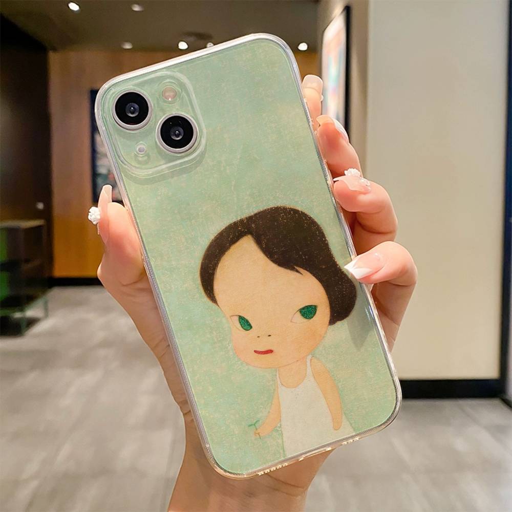 Y-Yoshitomo N-Nara Phone Case For iPhone 17 16e 16 15 14 13 12 11mini Pro Max X XR XSMAX 8 7 Air Plus Soft Cover