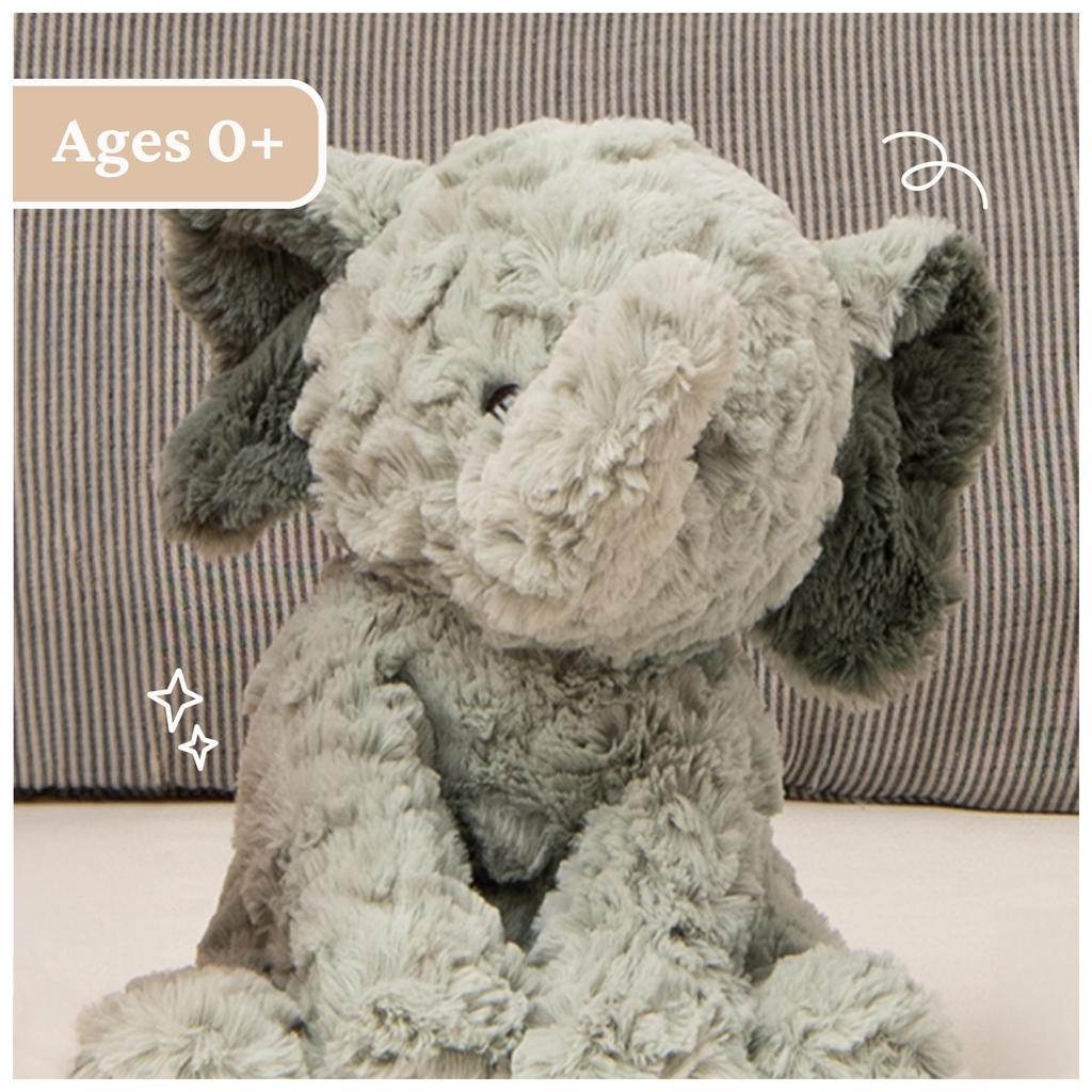 GUND Cozys Collection Elephant Stuffed Animal Plush, Gray, 10"