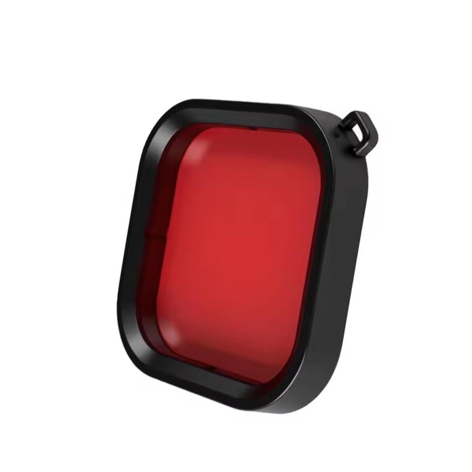 Underwater Dive Filters for Gopro Hero 13 12 11 10 9 8 Black Waterproof Housing Diving Red Light Close-Up Macro Filters