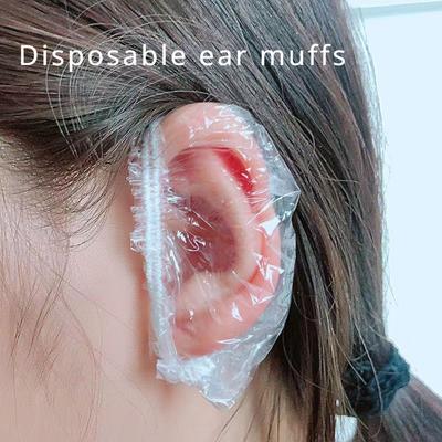 Disposable Earmuffs Hair Dyeing Hair Treatment Oil Waterproof Earmuffs Thickened Bath Swimming Plastic Earmuffs
