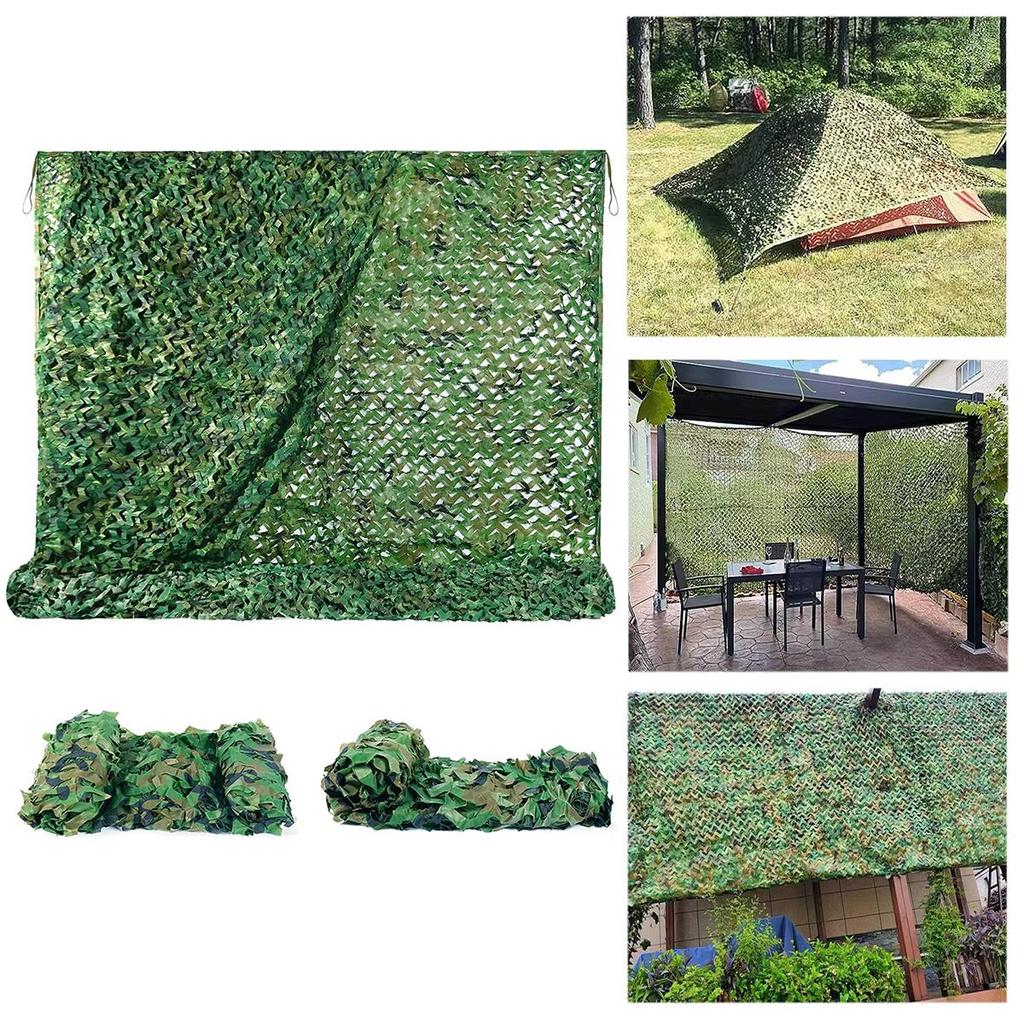 Camouflage Netting, Jungle Camouflage Roll, Hunting Concealment Net, Suitable for Camping, Hunting, Party Decorations