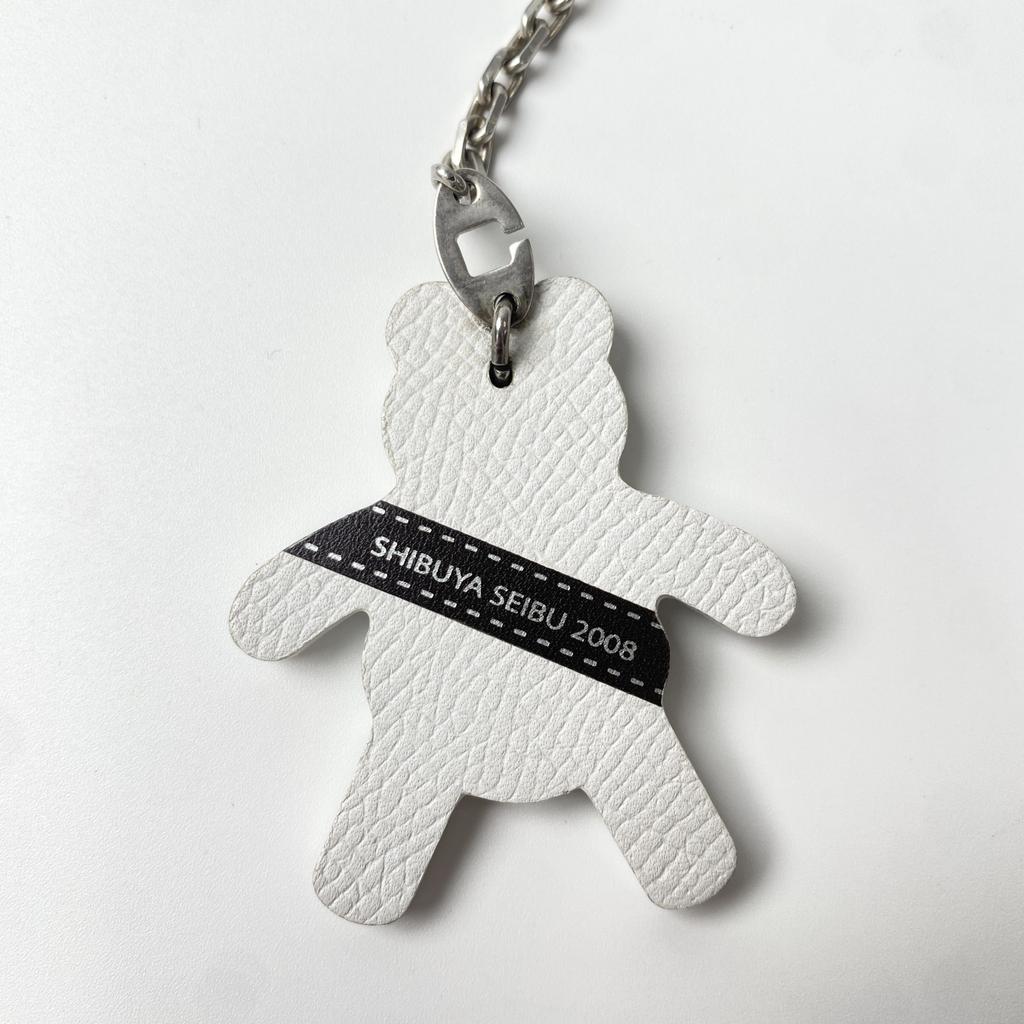 Used HERMEScharm white/Brown Women