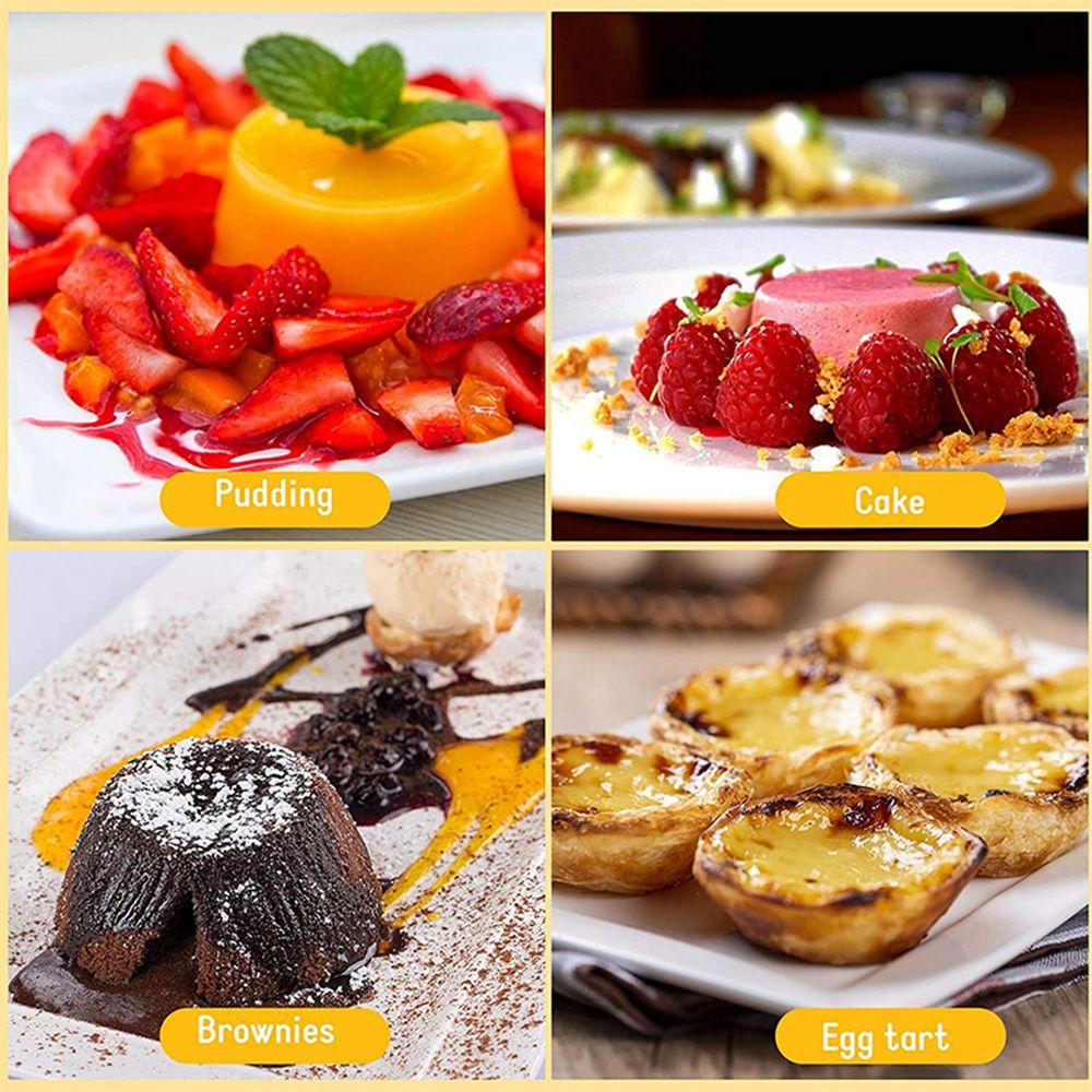 Cookie Bakeware Tumblers Aluminum Zinc Zinc Alloy Round Pudding Mould Baking Tool Egg Tart Mold Muffin Cup