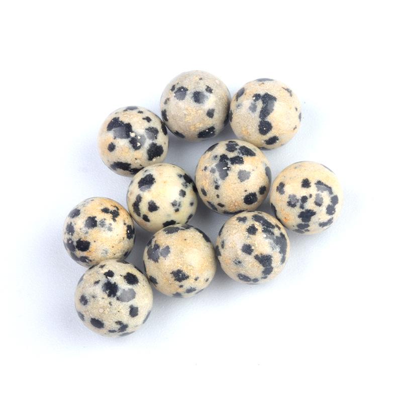 Perline Rotonde in Cristallo di Agata Senza Foro da 10mm - Materiale Semi-Prezioso per Gioielli Fai da Te