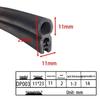 Customizable EPDM U-Shaped Rubber Sealing Strip for Electrical Cabinets and Car Doors