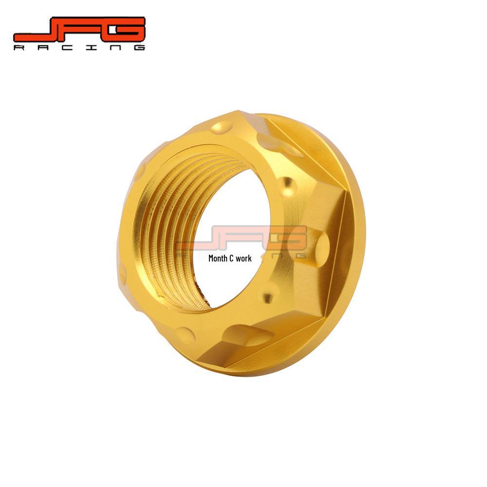 CNC Aluminum Front Axle Nut for DRZ400E/S/SM Off-Road Motorcycle