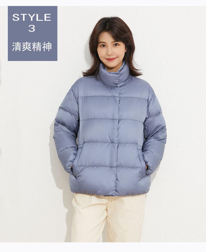 New light and thin down jackets in autumn and winter, women's short thickened bread jackets, loose fashion jackets