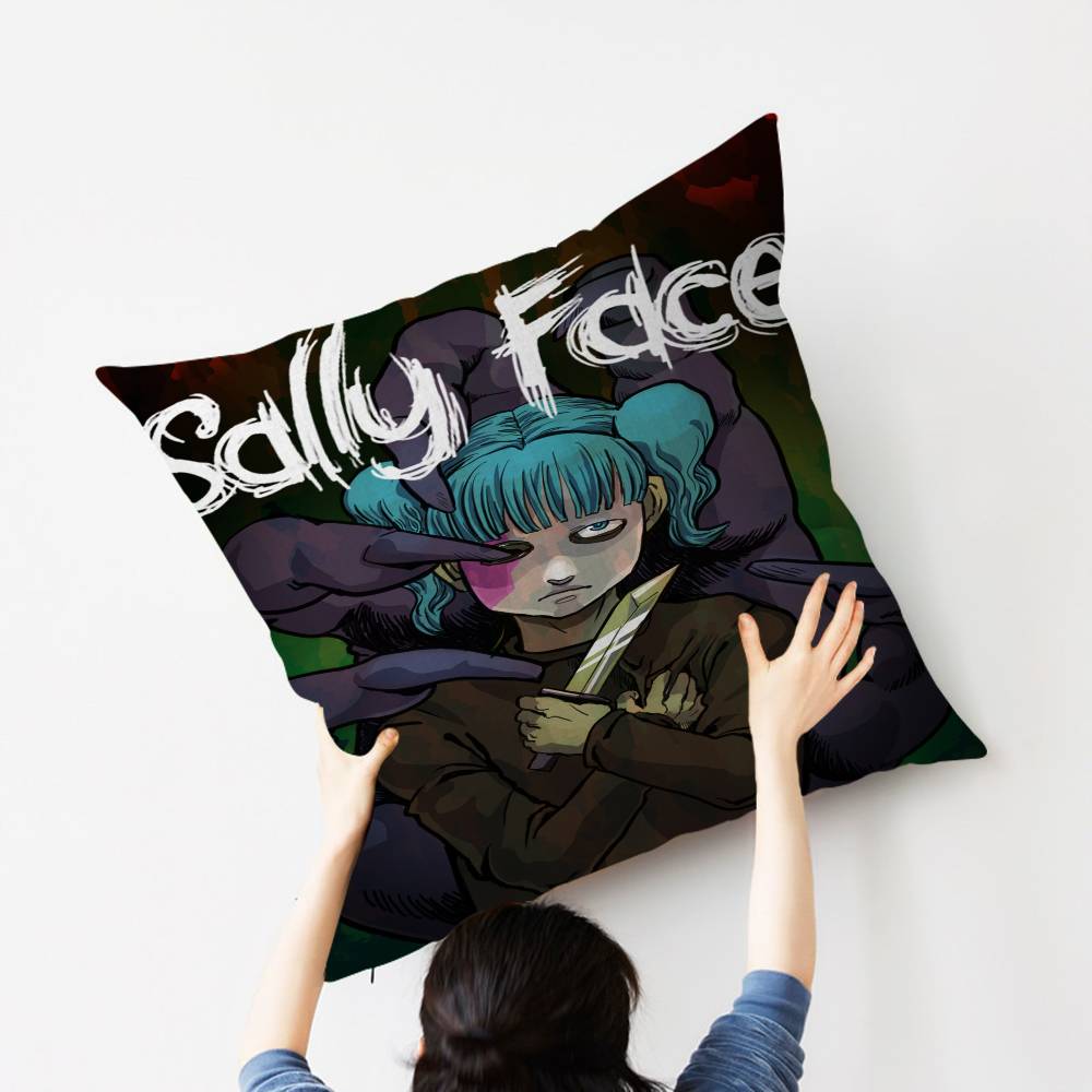 Game S-Sally F-Face Personalized Pillow Dust Cover Bedroom Kids Party Decoration Pillowcase Birthday Children Gift