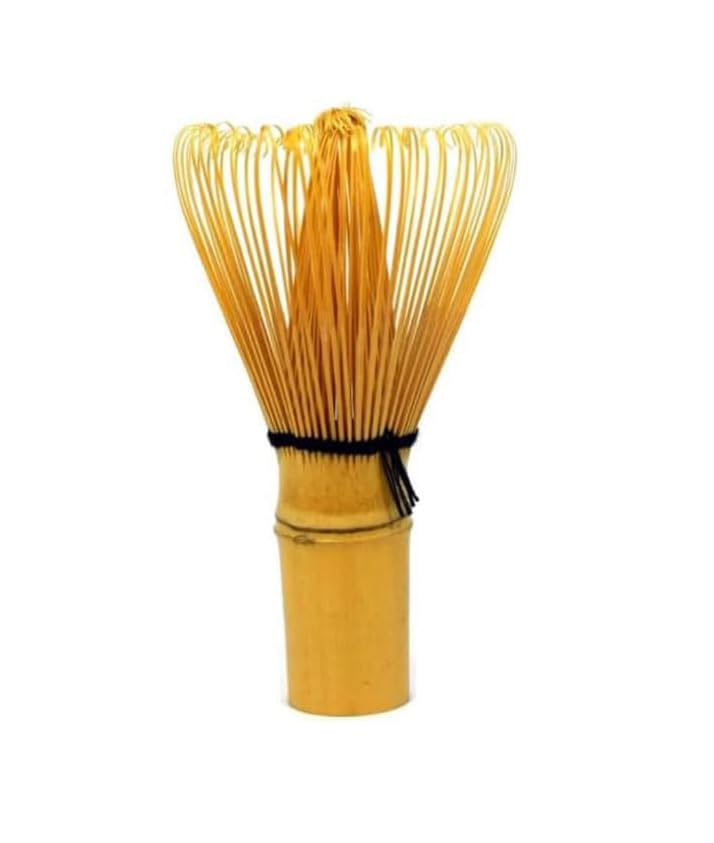 Yamamoto Bamboo Crafts (YAMAMOTOTAKIZAYIKUYA) Made in Japan Mini Tea Whisk (Chasen) White Bamboo for Outdoor Tea Ceremony