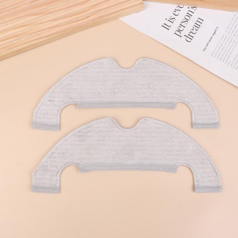 4 Peças de Panos para Mopa Para Aspirador Robô Dreame D10S Plus Peças de Reposição Pano de Limpeza Lavável Acessórios para Aspirador Robô