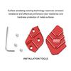 Metal Motorcycle Kickstand Extension Pad Alloy Motorcycle Foot Braces Pads Non-Slip Scooter Modified Tool For UU/UY/UE125 Motorb