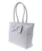Maison De FLEUR EC Exclusive Front Ribbon Carry-On Bag, Grayish Blue, F Tote Bag, 08000400700