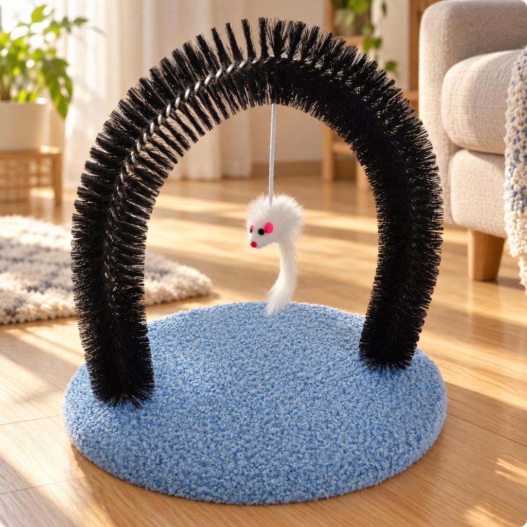 Brush Arch Self Groomer Interactive Grooming Assist-Grooming Toy