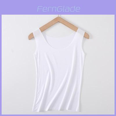 Women's Soft Seamless Ribbed Racer Back Stretch Tank Top For Yoga And Layering