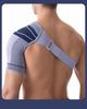 Adjustable Compression Shoulder Protector for Men - Adult Sports Shoulder Pad for Weightlifting and Strain Support
