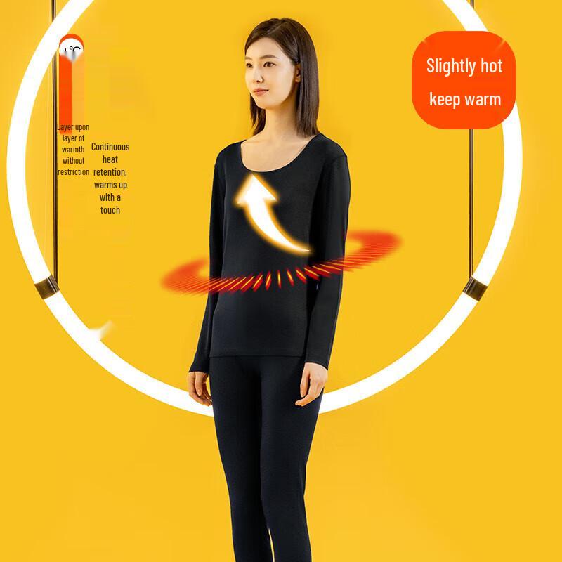 Yiershuang Women's 80-Count Modal Thermal Underwear Set