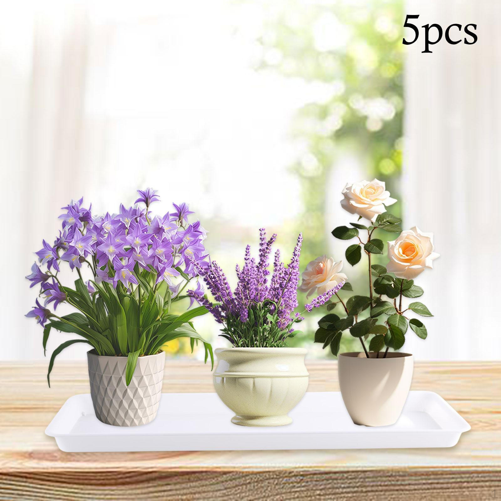 

Набор из 5 поддонов для растений для цветочных горшков и кашпо, поддоны для сбора воды, для использования в помещении и на улице