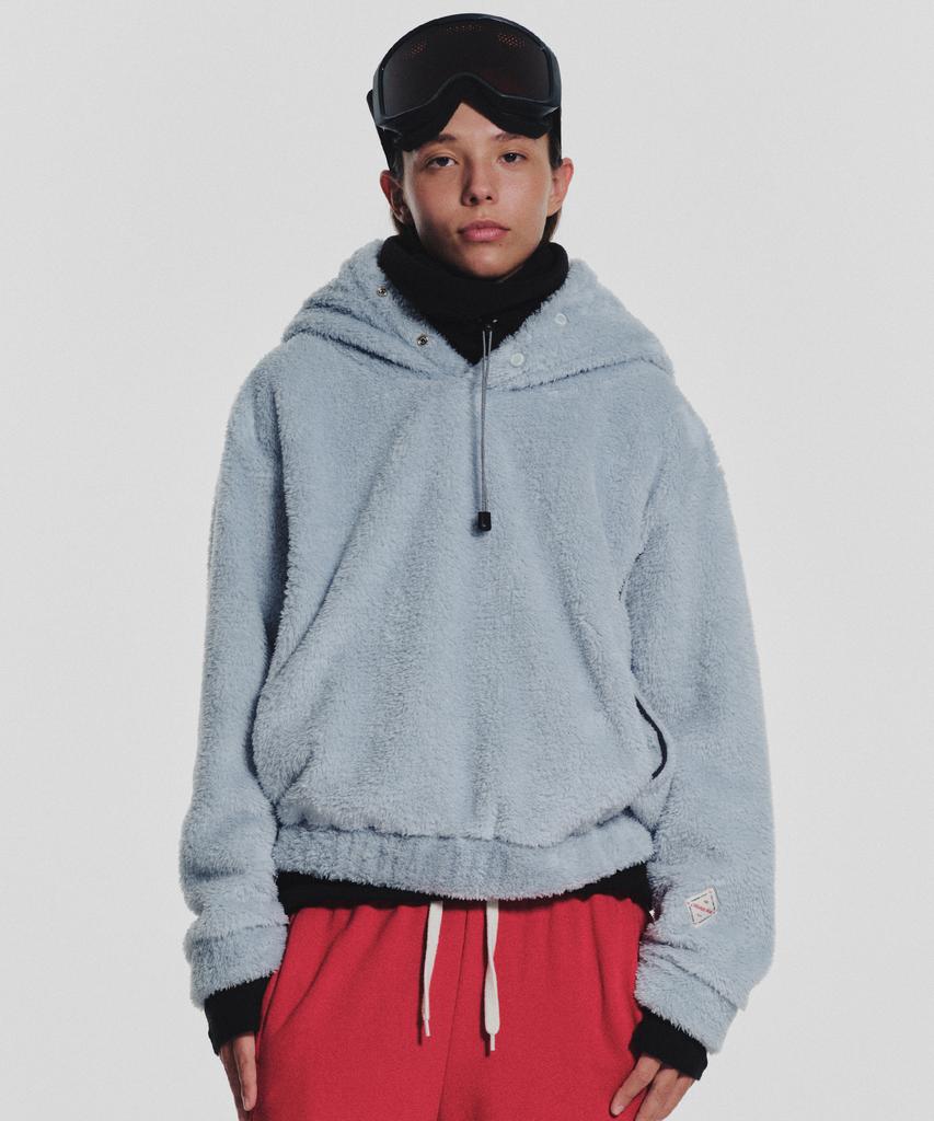 Pogme Fleece String Hoodie_Mint