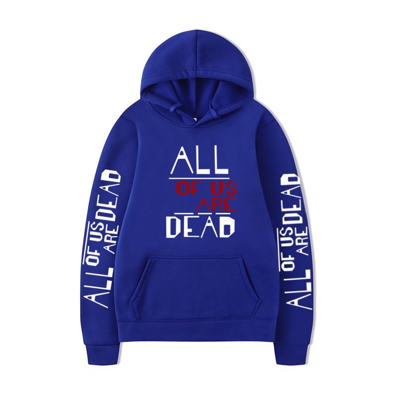 All of Us Are Dead Korean Drama Print Men's Hoodie Vintage Unisex Pullover Men Graphic Hoody Tops Oversize Clothing