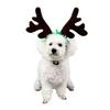 Holiday Pet Headpiece Reindeers Style Soft Ear Regulable Dog Accessory For Christmas Photography