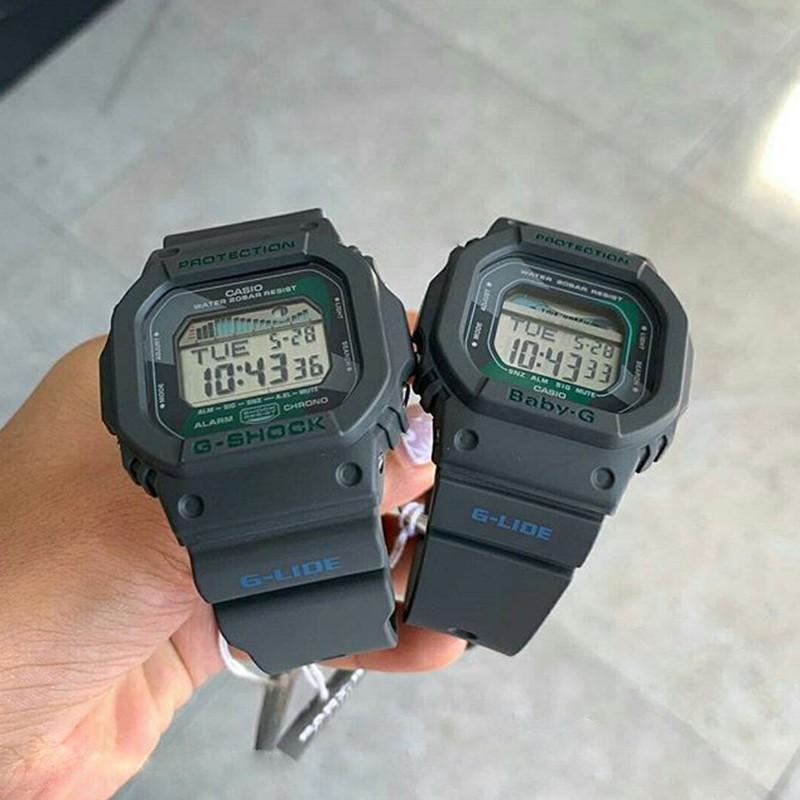 Casio watch series-square series, shockproof, waterproof, contrasting color, tide moon phase, quartz movement, Japanese GLX-5600VH-1PR&BLX-560VH-1PR
