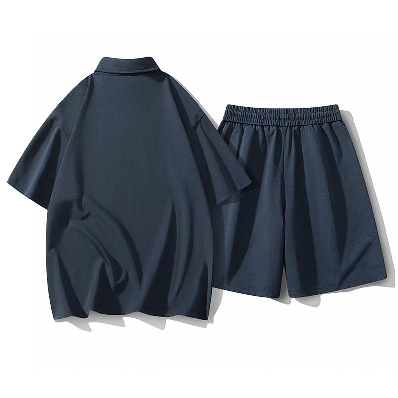 Plus Size Men's Casual And Versatile Men's Sports Two-piece Set