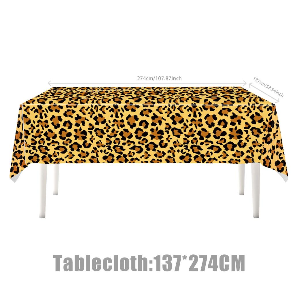 Rosa Leopard Geburtstagsparty Dekoration Tier Leopard Thema Geschirr Becher Teller Banner Ballons Geburtstagsparty Zubehör Geschenke