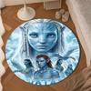 Fantasy Alien World Round Rug for Livingroom,Bedroom, Palyroom, Chair Rug, Area Rug, Circle Carpet, Large Size Decor Fan Christmas Gift