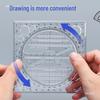 Multifunctional Geometric Drawing and Circle Template Ruler