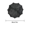 Halloween Ghost Festival Injection-molded Placemat, Round Hollow Heat Insulation Mat, Family Gathering, Group Gatherings Using Spider Web Hollow Mats