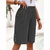 Shorts Cropped Pants Women's Casual Pants Straight Leg Pant